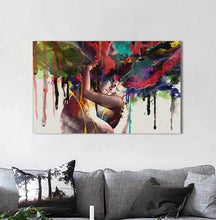 Load image into Gallery viewer, The Lovers Hug Portrait Poster Print