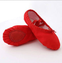 Load image into Gallery viewer, Soft Canvas Ballet Shoes Dance for Girls Kids Children
