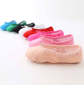 Soft Canvas Ballet Shoes Dance for Girls Kids Children