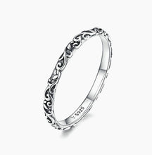 Load image into Gallery viewer, BAMOER Engraved Pattern Ring
