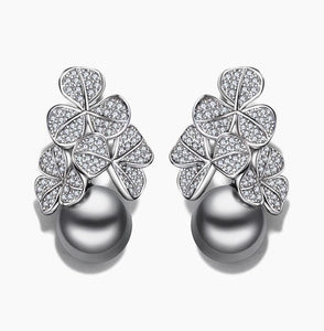 Gift Fashion flower drop earring statement jewelry