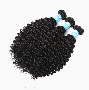 Brazilian Curly Human Hair Weave Bundles