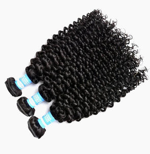 Brazilian Curly Human Hair Weave Bundles