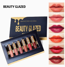 Load image into Gallery viewer, BEAUTY GLAZED 6 Colors Matte Lipstick Set
